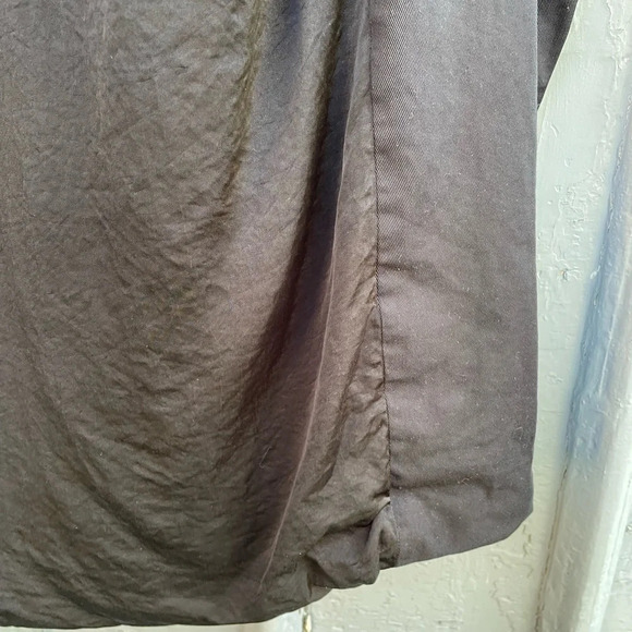 ALLSAINTS Hace Black Trench coat,  size 8 - Picture 12 of 14